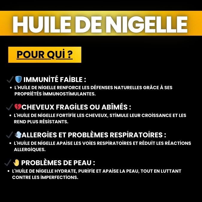 Huile de Nigelle d’Éthiopie Habachiya – 100ml pressée à froid trésors du golfe